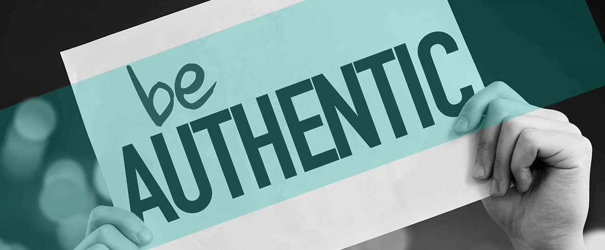 Be authentic when writing content 